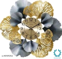 Attractive Metal Wall Clock - Free Size, Metal, Wall Clock, Pack of 1